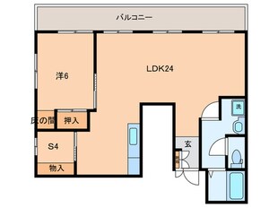 新栄プロパティー恵我之荘の物件間取画像